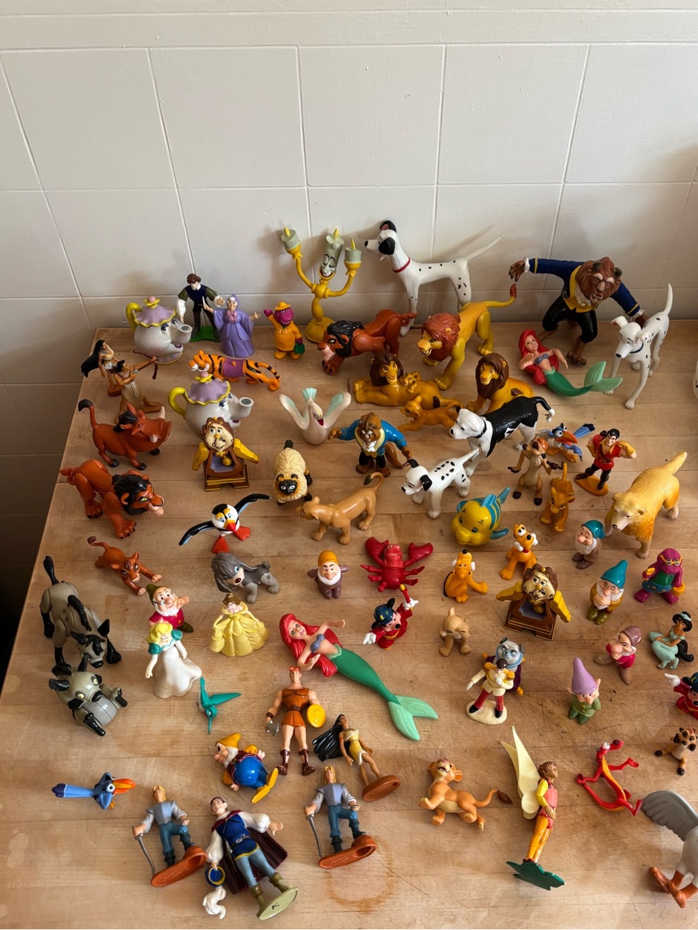 Disney Assorted Character Figure Lot - vintage toy lot